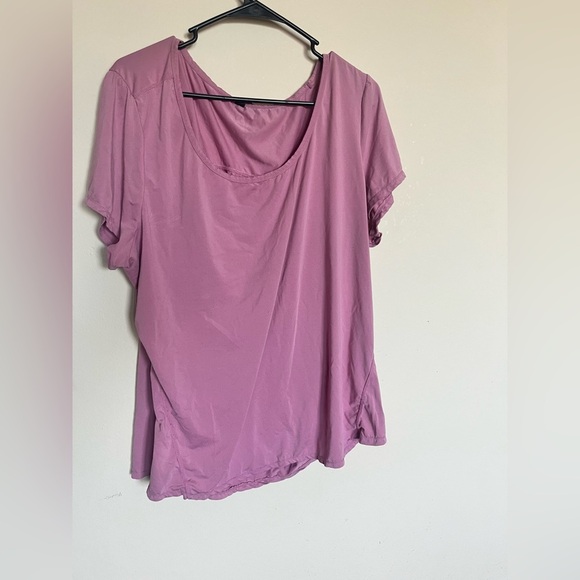 90 Degree By Reflex Mauve Short Sleeve Top - Picture 1 of 4